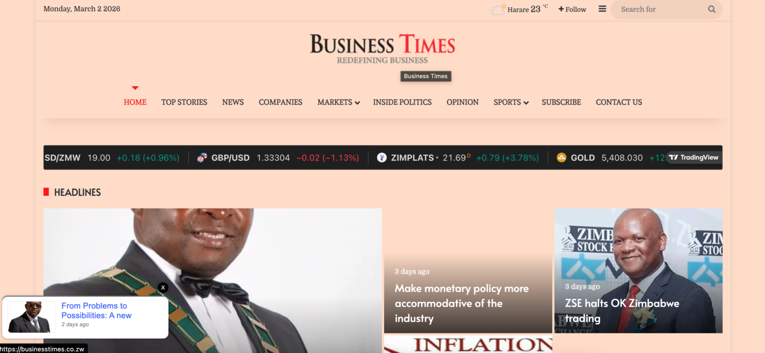 businesstimes.co.zw